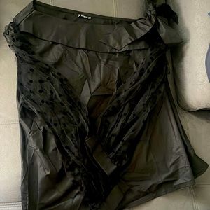 Asymmetrical neck blouse